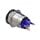 Stainless-steel push-button &Oslash; 0.75 inch LED-symbol light blue 230 V