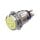 Stainless-steel push-button Ø 0.75 inch LED symbol light yellow 230 V