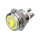 Stainless-steel push-button &Oslash; 19 mm LED symbol arrow yellow 
