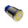 Push-button 19 mm, normally open + normally closed contact, LED yellow DC24V