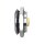 Metzler ultraflacher Edelstahl Drucktaster rostfrei IP67 - Einbau Durchmesser &Oslash; 19 mm - Tastend - LED Wei&szlig;
