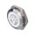 Metzler Edelstahl LED-Drucktaster extra kurz, &Oslash;19mm, LED-wei&szlig; mit Licht Symbol