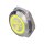 Metzler Edelstahl LED-Drucktaster extra kurz, &Oslash;19mm, LED-gelb mit Licht Symbol