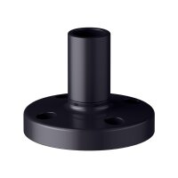 Mounting Foot with Integrated Tube Ø70mm Black