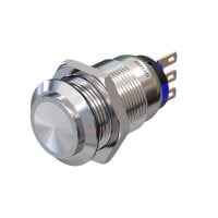 Stainless steel push-button &Oslash;0.75 inch Projecting