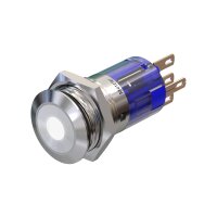 LED Push-button - stainless-steel - &Oslash; 16 mm //...
