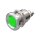 Stainless Steel LED indicator light green Ø0.47 inch