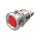Edelstahl LED Kontroll Leuchte &Oslash;12mm Rot