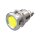 Stainless Steel LED indicator light yellow Ø0.47 inch